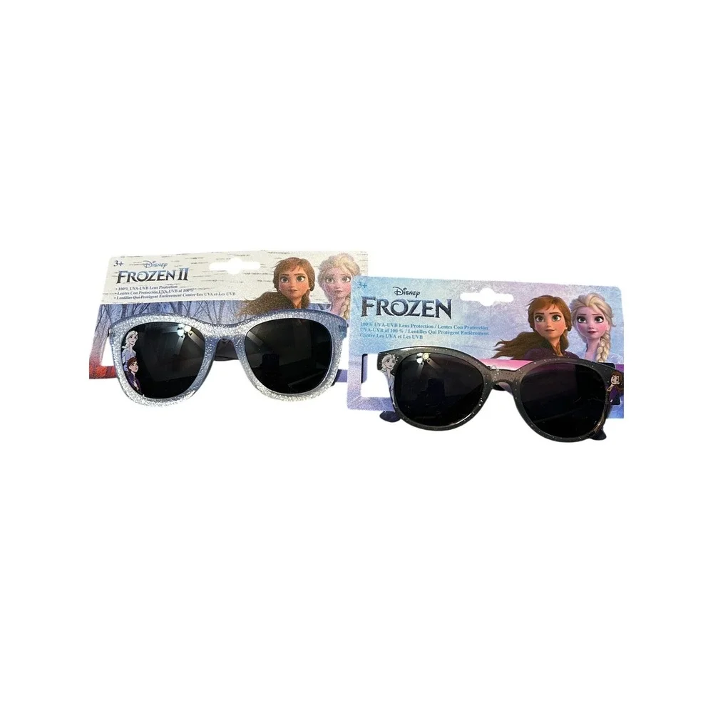 Disney Frozen Kids Sunglasses Bundle Anna Elsa 100% UVA UVB Protection